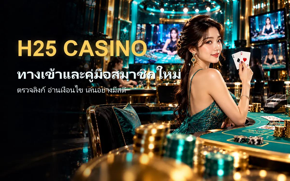 ภาพหัวเรื่องคู่มือ h25 casino สำหรับผู้เริ่มต้นที่ต้องการอ่านก่อนสมัคร